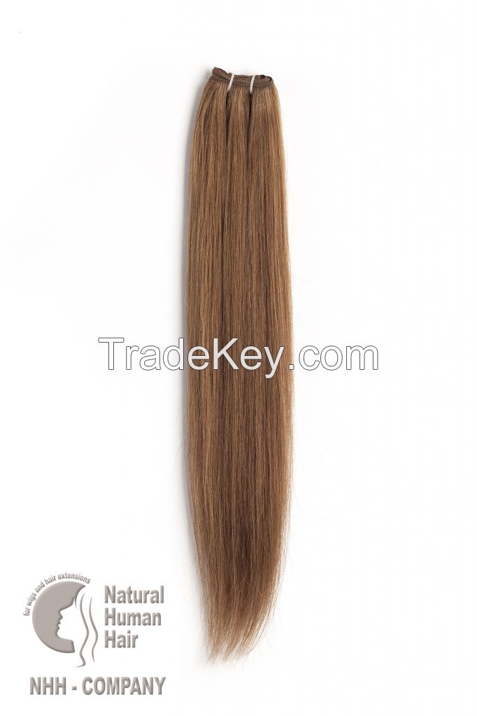 Uzbek colored weft exclusive straight natural hair