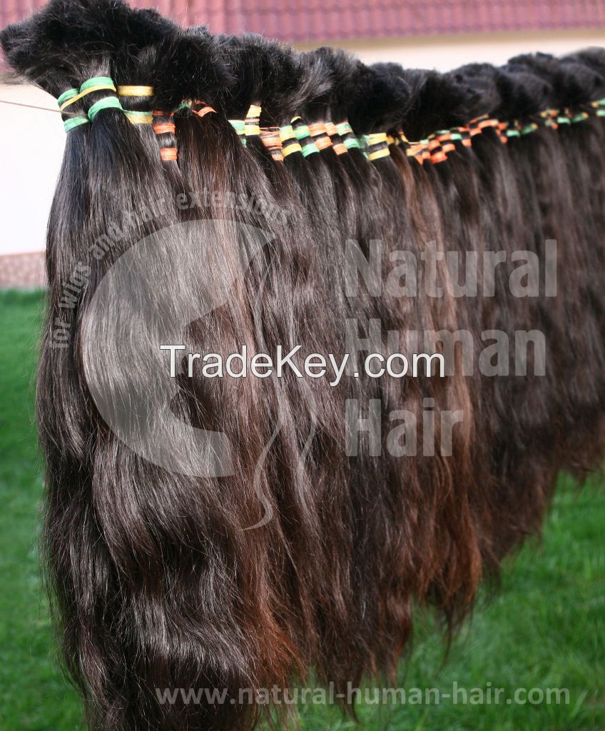 Uzbek  100% natural straight bulk hair