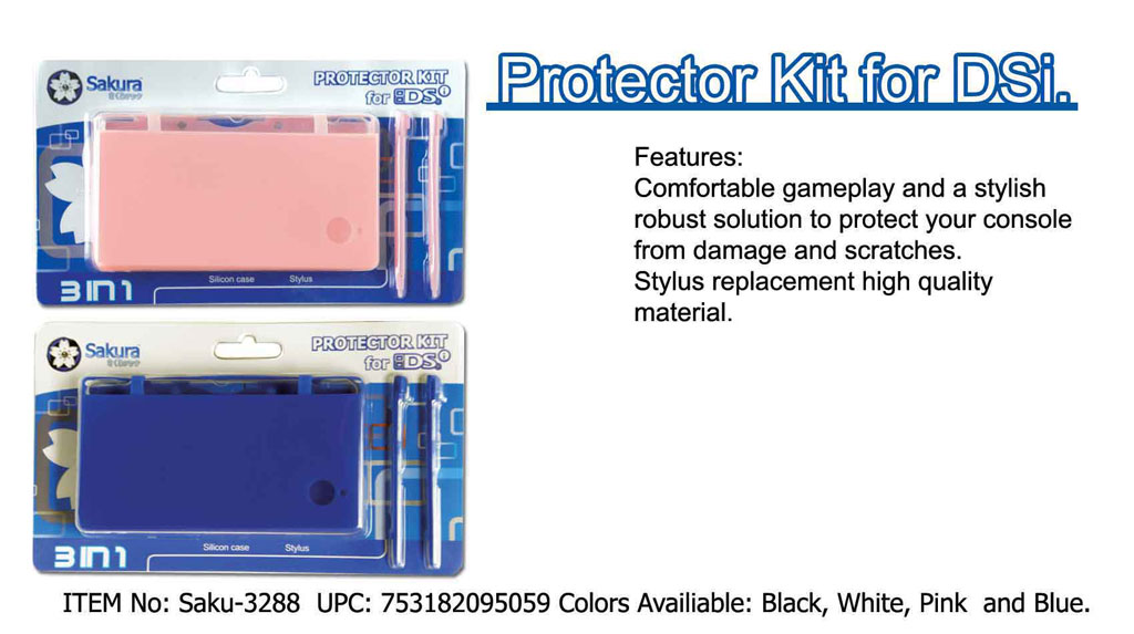 DSI Protector Kit (3 in 1 Silicon Sleeve)