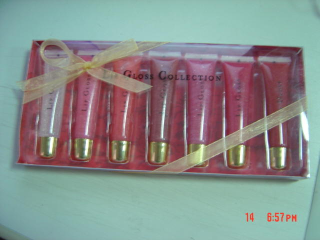 7 pack lip gloss set