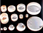Crystal quartz lens