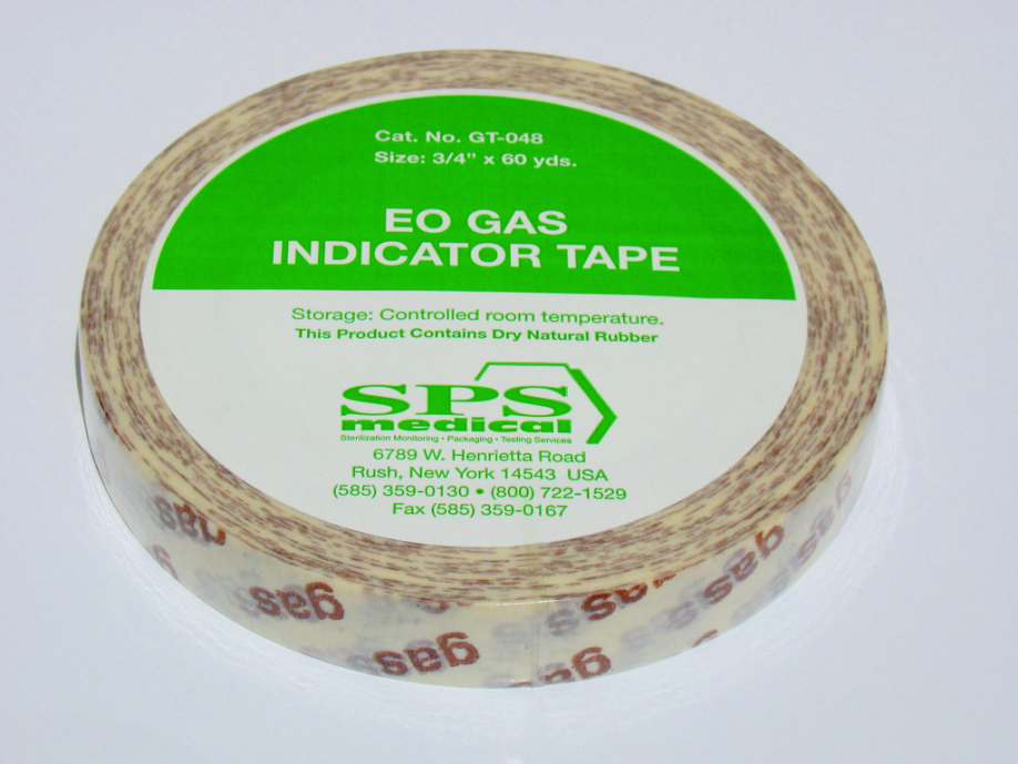 Ethylene oxide indicator tape