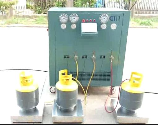 R410A R22 R134A refrigerant filling machine sub-package recovery equipment recharge system CM20A