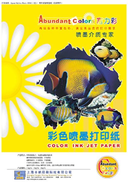 Color Inkjet Matte Paper