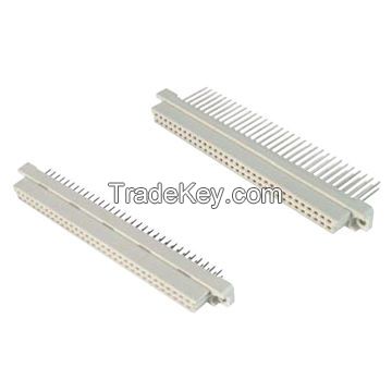 DIN Connectors with 2 Rows Male, Straight, B Type