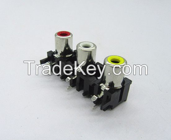 RCA PIN JACK 1*2P PBT