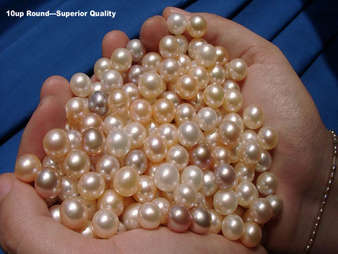 sell round freshwater pearls