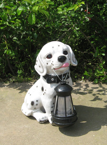 Solar Dog Garden Light