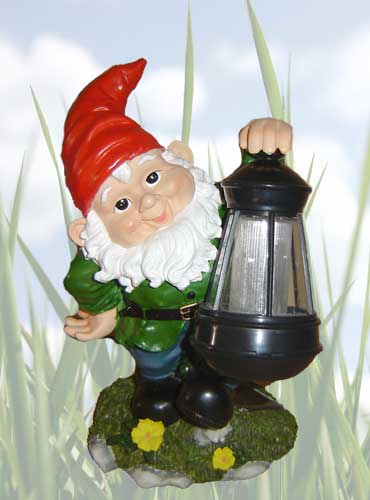 Solar Gnome Garden Light