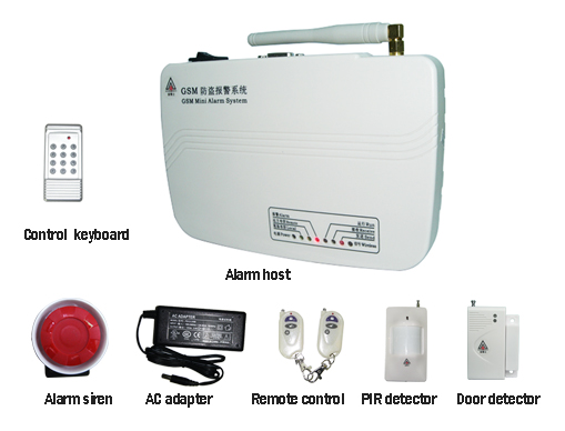 GSM Wireless burglar alarm