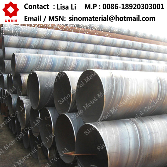 Spiral steel pipe