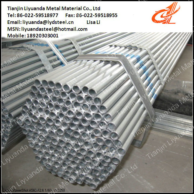 Pre galvanized steel pipe