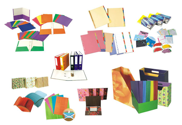 paper products/paper file folder/stationery/