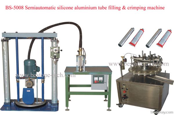 Semiautomatic RTV silicone gasket maker filling machine