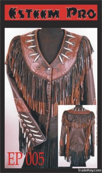 Womens Leather Western Style Jackets