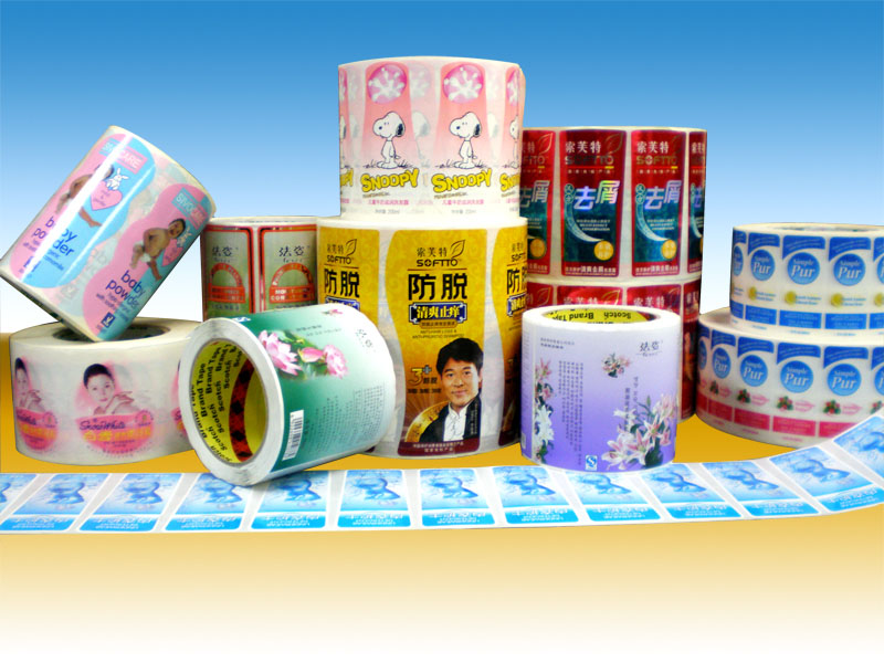 adhesive labels, cosmetic labels