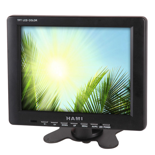 8-inch High Resolution TFT LCD Monitor, No Radiation, No-glittery and