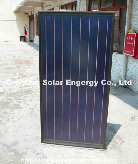 solar flat plate collector and water heater