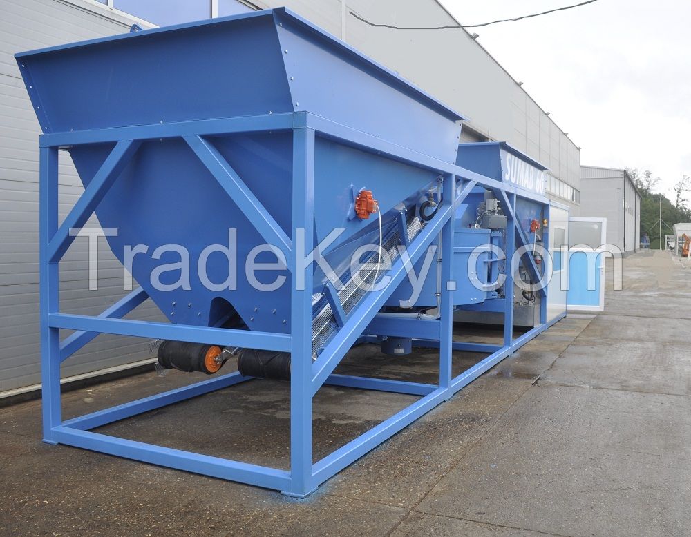 EASY TO TRANSPORT! SUMAB K-60 (60m3/h) Mobile concrete plant