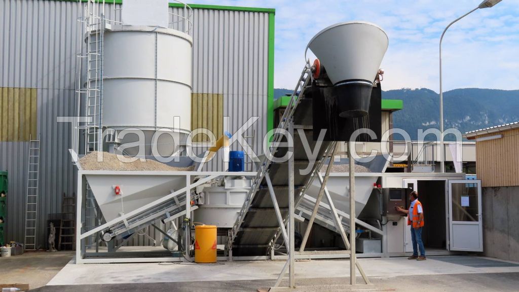 FULLY AUTOMATIC! Sumab - Mobile concrete plant