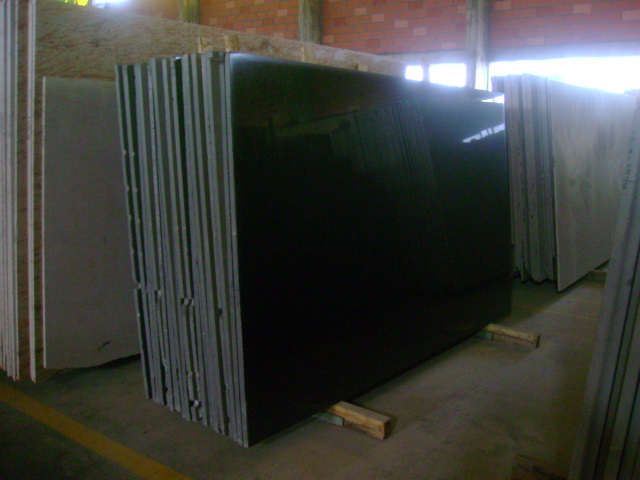 Black granite slabs 2 cm and 3 cm