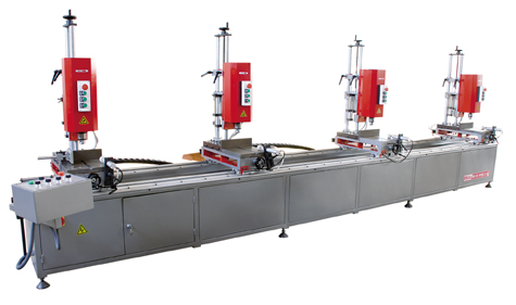 Multi-head combination drilling machine for Aluminum profile