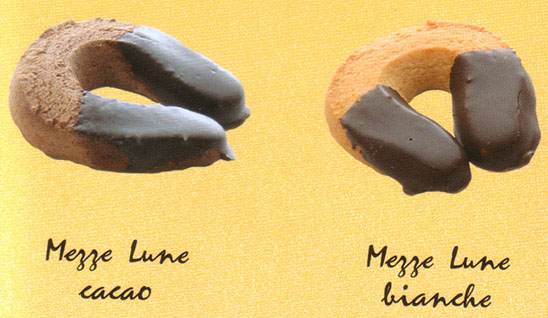 Typical bakery products mezze lune