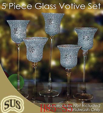 Glass Candle Holders