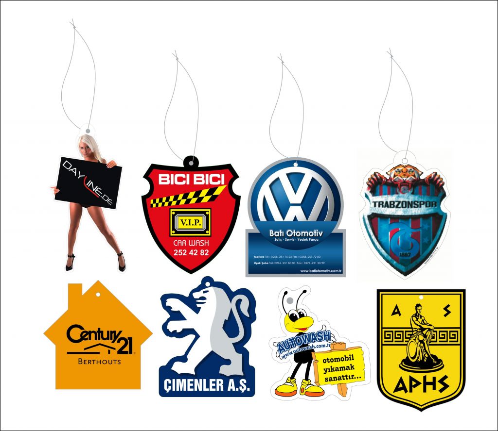 custom promotional type car air fresheners By kardelen car air fresheners