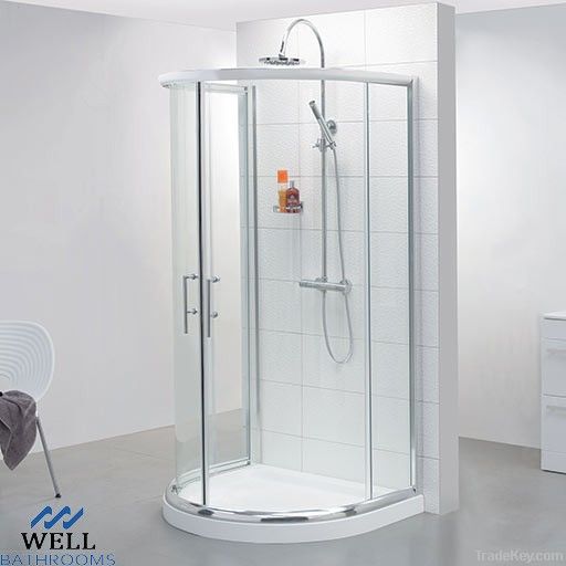 Shower wheel for sliding door and wetroom, bathroom