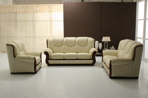 Living room leather sofa sets for export