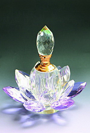 crystal perfume bottle