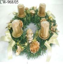 Candle holder, ring, wreath