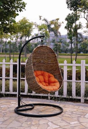 swing basket chair