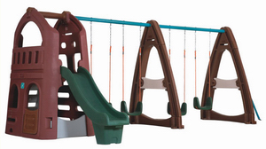 combined slide, outdoor playground, amusement park, children plastic toy