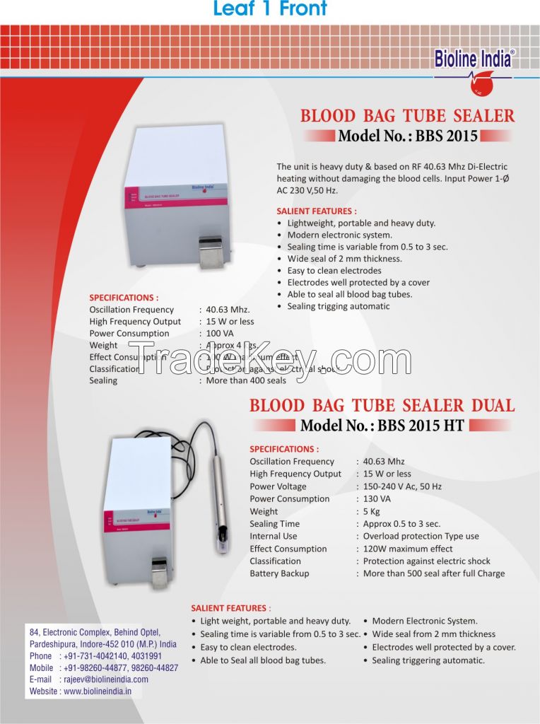 Blood Bag Tube Sealer