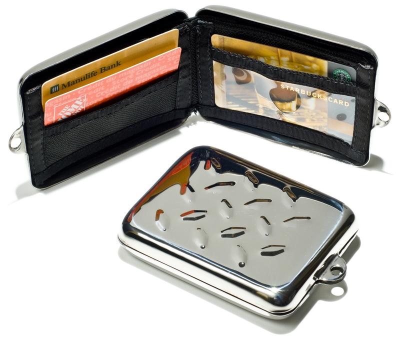 Stainless steel wallet