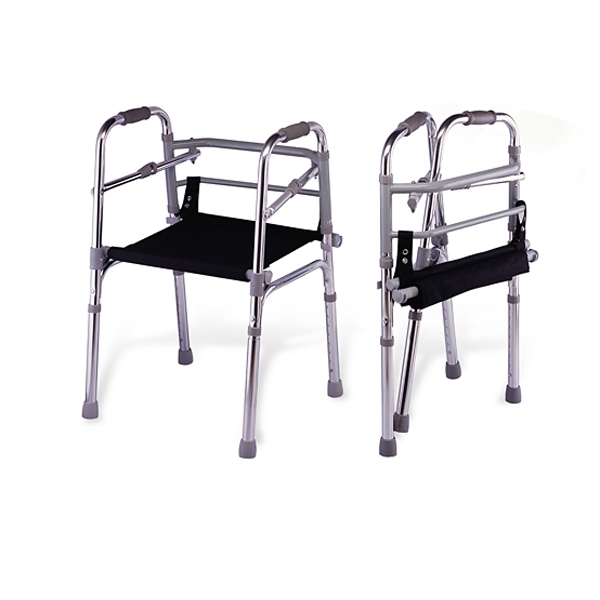 Folding Adjustable Walking Aids with Seat