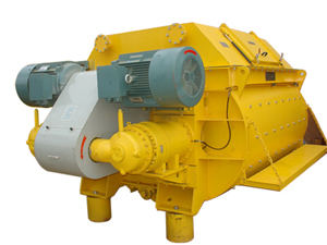 Twin Shaft Concrete Mixer