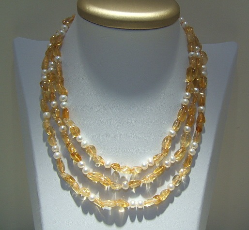 Pearl & Crystal Necklace