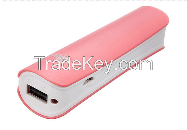 Hot sale portable power bank 2600mah