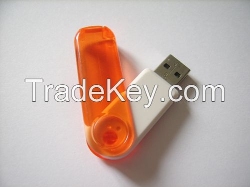 plastic swivel flash memory pen drive flash drive