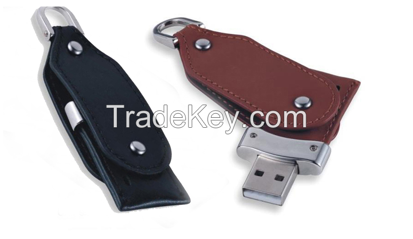 High grade leather USB flash drive pen drive