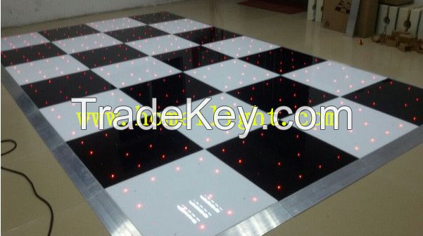 The hotest Acrylic plate LED starlit dance floor for stage