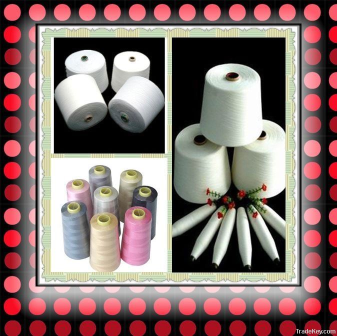 100% spun polyester sewing thread 16/2/3