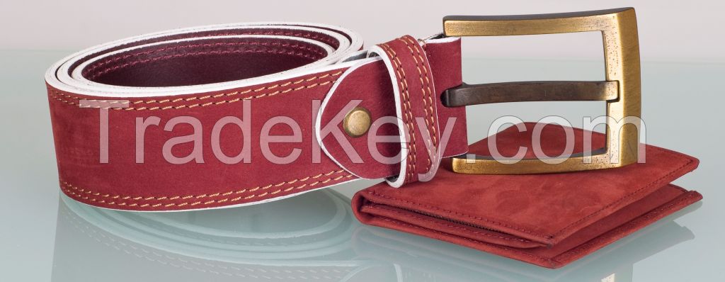 Leather Belts and Wallets