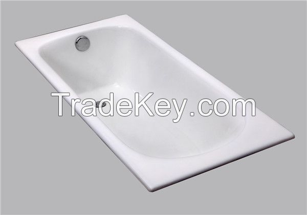 Hot cast iron bath tub, porcelain bathtub