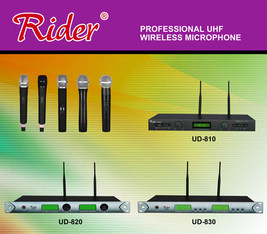 UHF wireless microphone