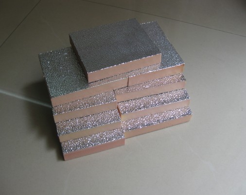 Phenolic foam panel for air duct