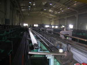 Fin tube machine